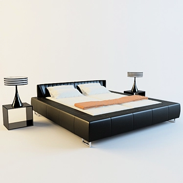 Swiss Made De Sede DS-1165: Luxury Bed 3D model image 1 