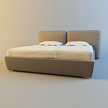 Estel Bed 3D model image 1 