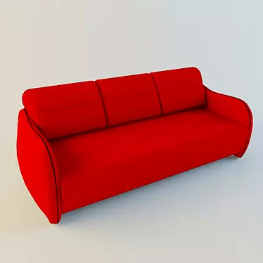 Luxurious Korsika Sofa 3D model image 1 