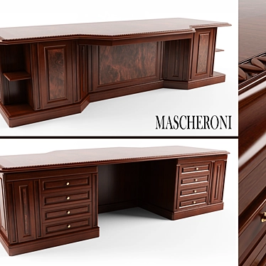 Elegant MASCHERONI Scrivanie Desk 3D model image 1 