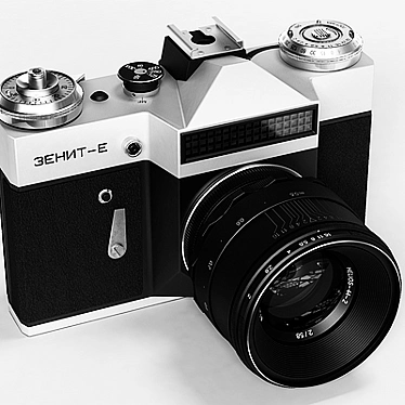 Zenit-E Film Camera: Capture Memories 3D model image 1 