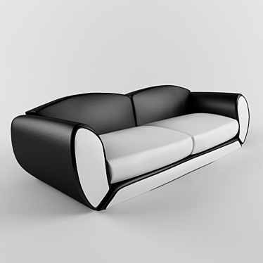 Monochrome Sofa 3D model image 1 