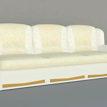 Timeless Elegance: Classic Sofa 3D model image 1 