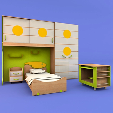 Web Evolution Kids Room 3D model image 1 