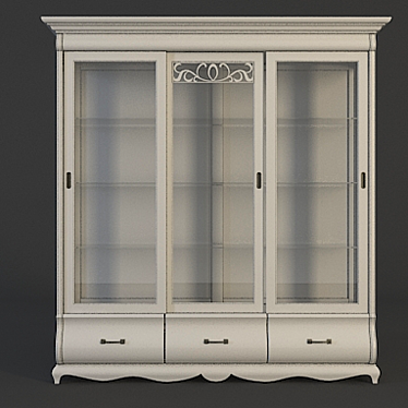 Elegant CAVIO Madeira Sideboard 3D model image 1 