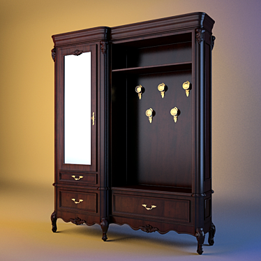 Italian Wardrobe by CAVIO 3D model image 1 