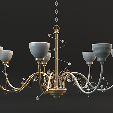 Elegant Söder Candelabra: Perfect Lighting 3D model image 1 