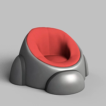 Yoda's Council Chair 3D model image 1 