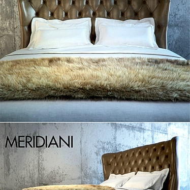 Meridiani Loren: Stylish Comfort for Your Bedroom 3D model image 1 