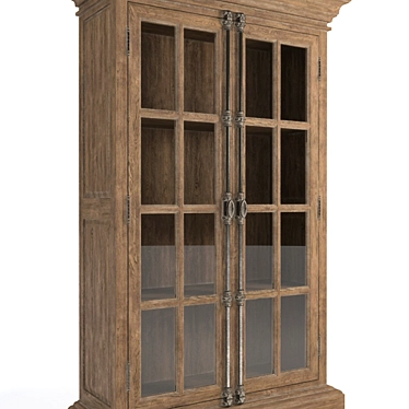 Vintage Casement Cabinet - 8810 3D model image 1 