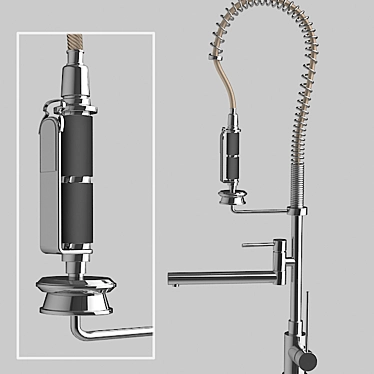 BLANCO MASTER-S: Perfect Kitchen Mixer 3D model image 1 