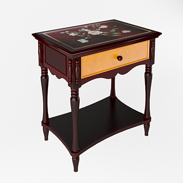Nightstand Wood Bark
