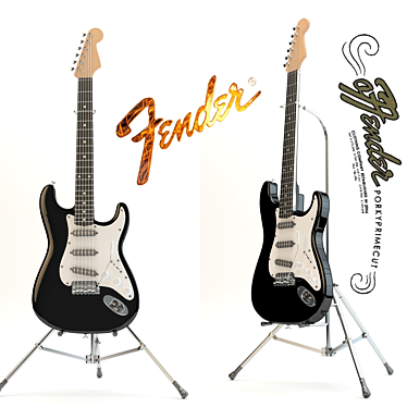 Fender Starcoast Electric Guitar 3D model image 1 