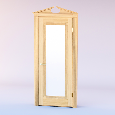 Elegant Vray Classic Door 3D model image 1 