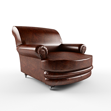 Elegance Armchair: 86cm x 114cm x 78.5cm 3D model image 1 