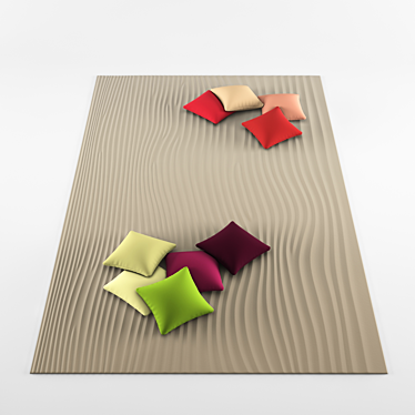 Coastline Wool Carpet 3D model image 1 