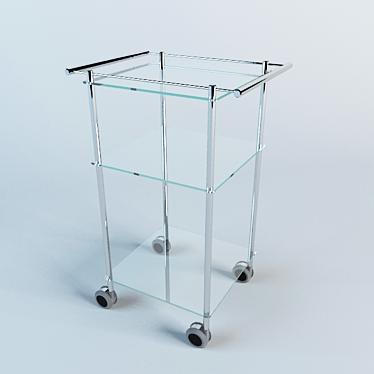 Bathroom Cart Utility Table 3D model image 1 