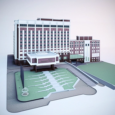 Luxury President Hotel: Your Best Stay in Minsk 3D model image 1 