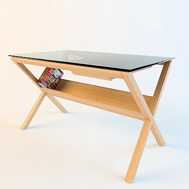 Modern Azumi Corner Sofa 3D model image 1 