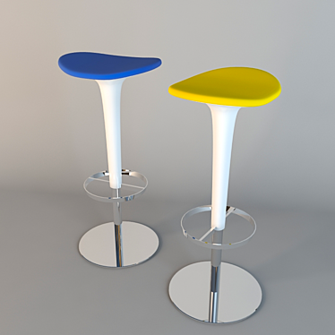 Stool Cerulean Blue