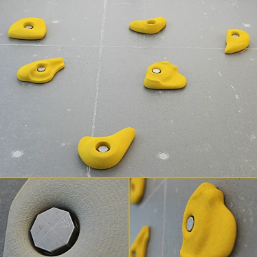 Rocking Raptor Climbing Grips 3D model image 1 