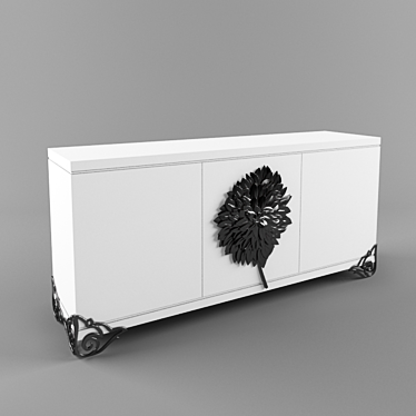 Floral Inspiration Table 3D model image 1 