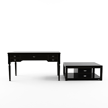 Elegant Fiesole Sofa Set 3D model image 1 