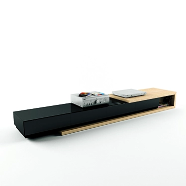 Space-Saving Kitchen TV 3D model image 1 