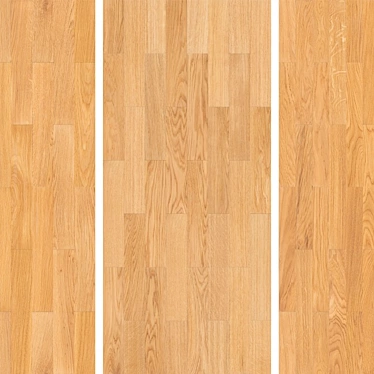 Versatile Oak Parquet: 3 Textures 3D model image 1 