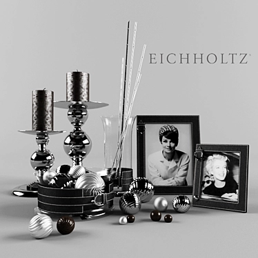 Elegant EICHHOLTZ Decor Set 3D model image 1 