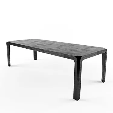  Potocco Eiles Extendable Dining Table 3D model image 1 