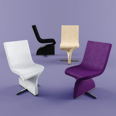 Tonon Twist 196 Chair: Modern Italian Design 3D model image 1 
