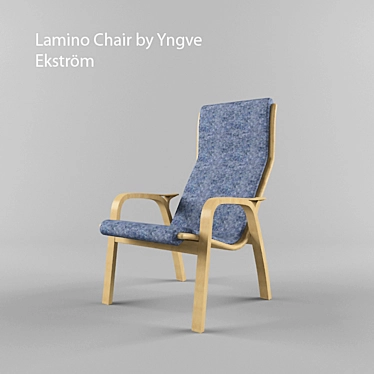 Sleek Lamino Chair: Ekstrom Design 3D model image 1 
