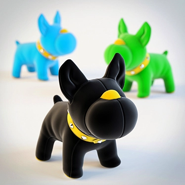 Playful Pup: Interactive Dog Toy 3D model image 1 