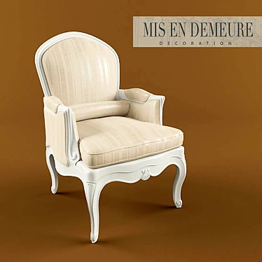 Provencal-style Armchair: Mis En Demeure 3D model image 1 