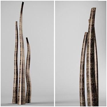 Antolini Snake: Elegant and Versatile Home Decor 3D model image 1 