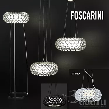 Caboche Lamps: Luxurious Illumination 3D model image 1 
