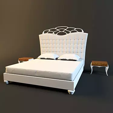 Elegant Abril Bed Set 3D model image 1 