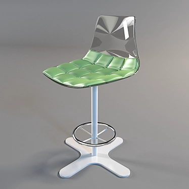 Elegant Bar Stool for Modern Spaces 3D model image 1 