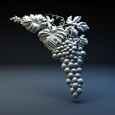 Sliced Grapes 3D model image 1 