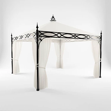 Wrought-iron gazebo