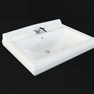 Villeroy&Boch Hommage 7101a1 Basin 3D model image 1 