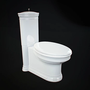 Elegant Villeroy&Boch Amadea Toilet 3D model image 1 