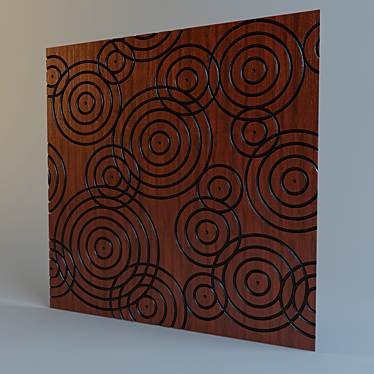 Endless 3D Panel Design - 1000x1000x18mm 3D model image 1 