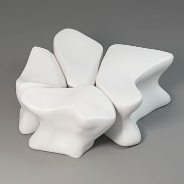 Zaha Hadid Luminaire Nekton: Innovative Design in VRay 3D model image 1 