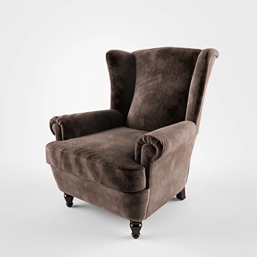 Elegant POLTRONA FRAU DIONISIO Chair 3D model image 1 