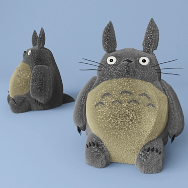 Giant Totoro Plush, 56cm 3D model image 1 