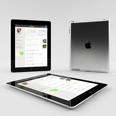 Title: Sleek iPad3 Upgrade 3D model image 1 