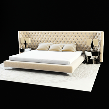 Ipe Cavalli Bedroom Set 3D model image 1 