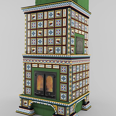 Tiled stove